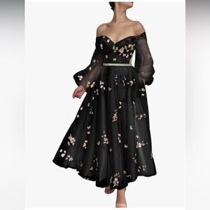 Embroidered Corset Dress